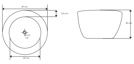 lavabo in legno per bagno